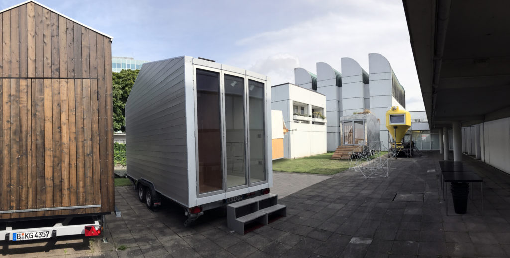 aVOID tiny house officially enters into Bauhaus Campus. (Berlin, 18th august 2017) © Leonardo Di Chiara